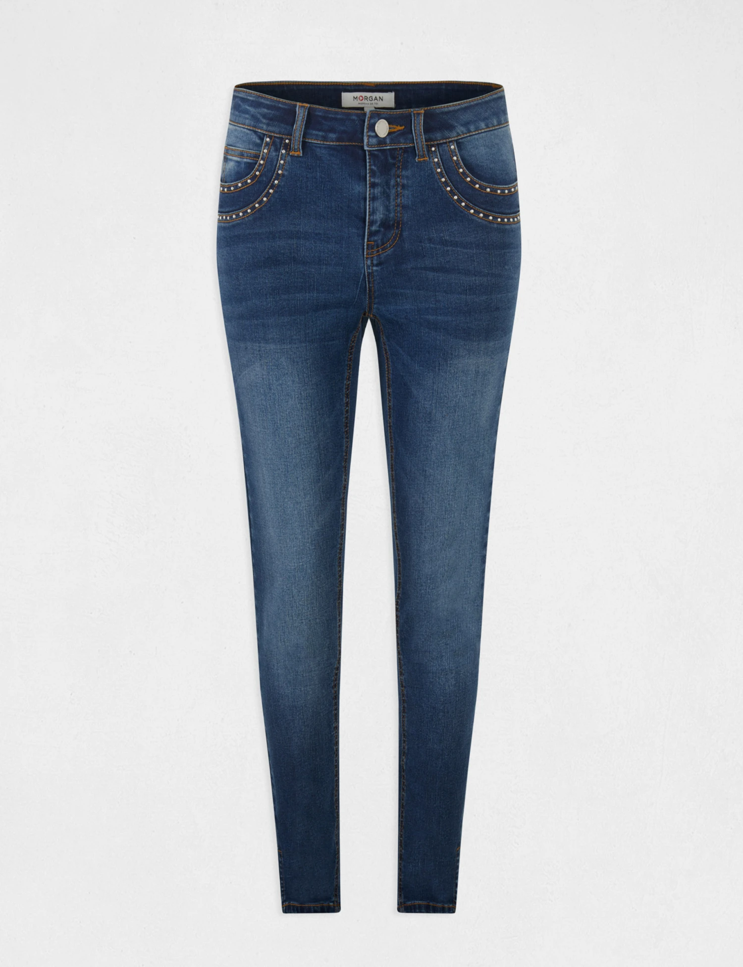 Jeans Slim Avec Clous Jean Stone Femme – Image 4