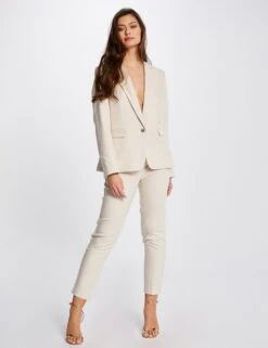 Pantalon Cigarette 7/8ème Ivoire Femme