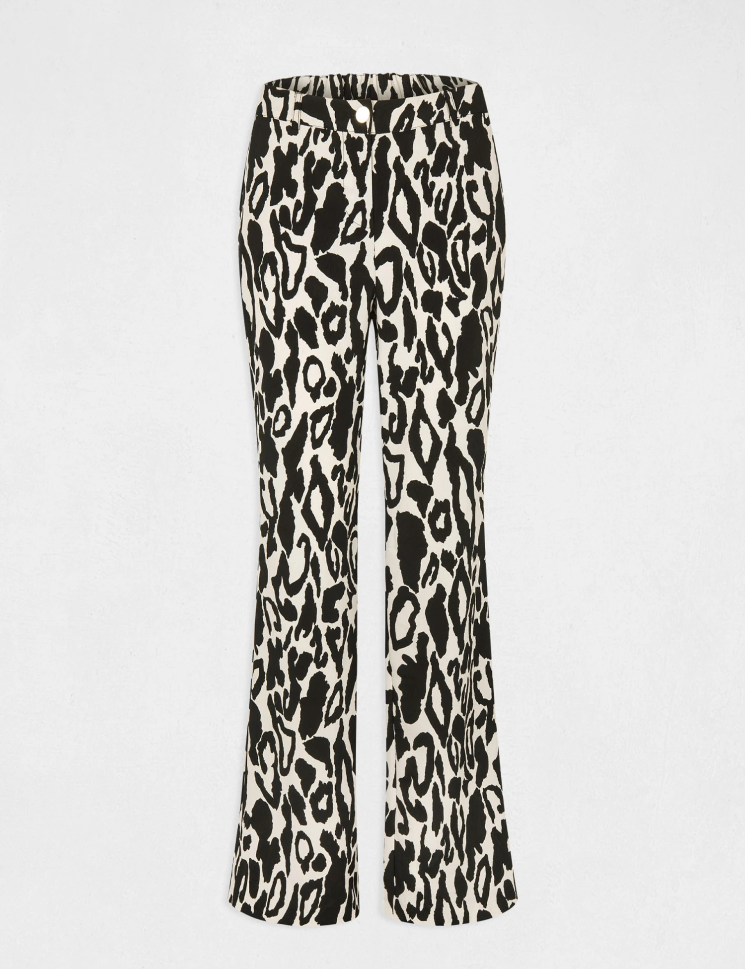 Pantalon Droit Imprimé Animalier Multico Femme – Image 4