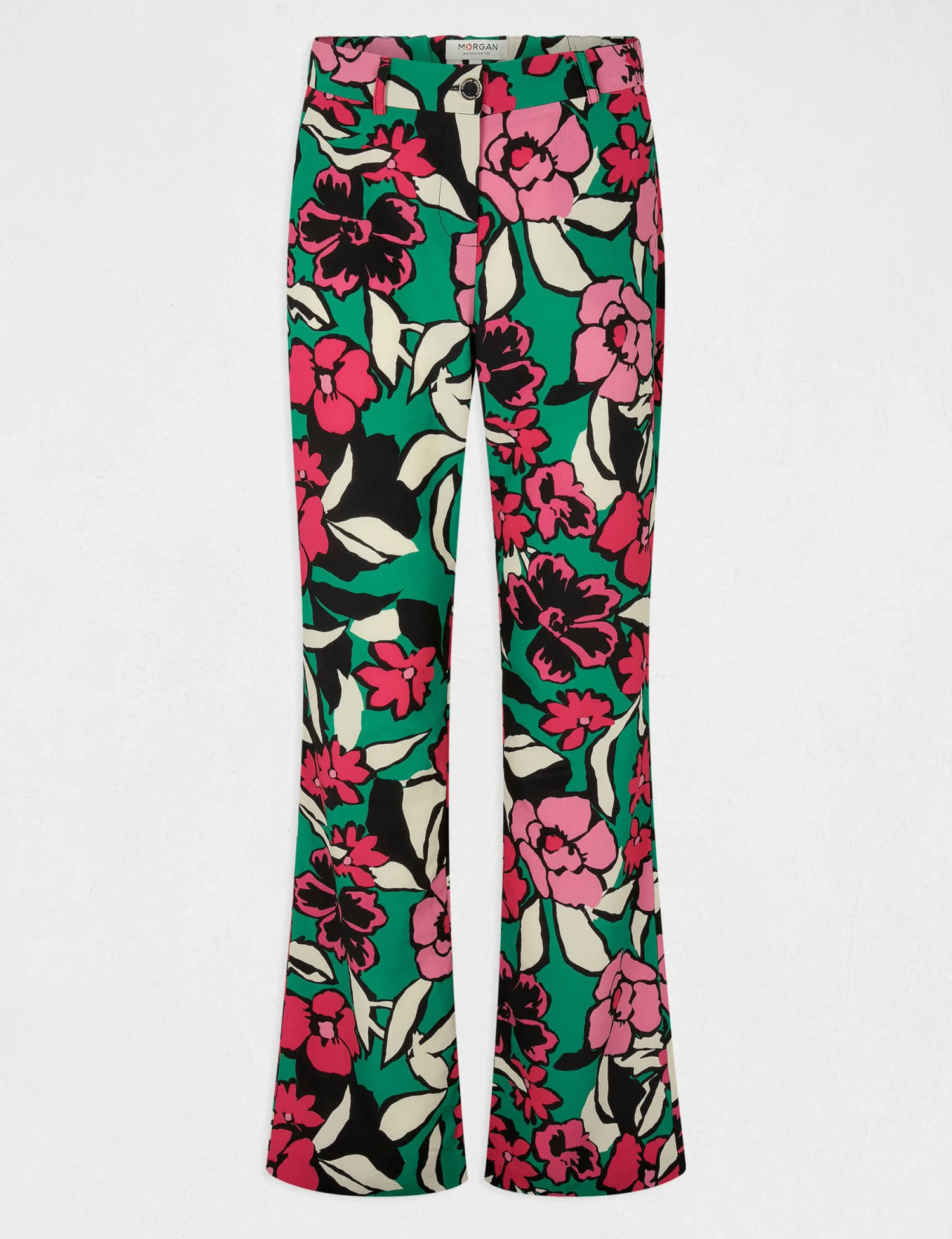 Pantalon Droit Imprimé Floral Multico Femme – Image 4