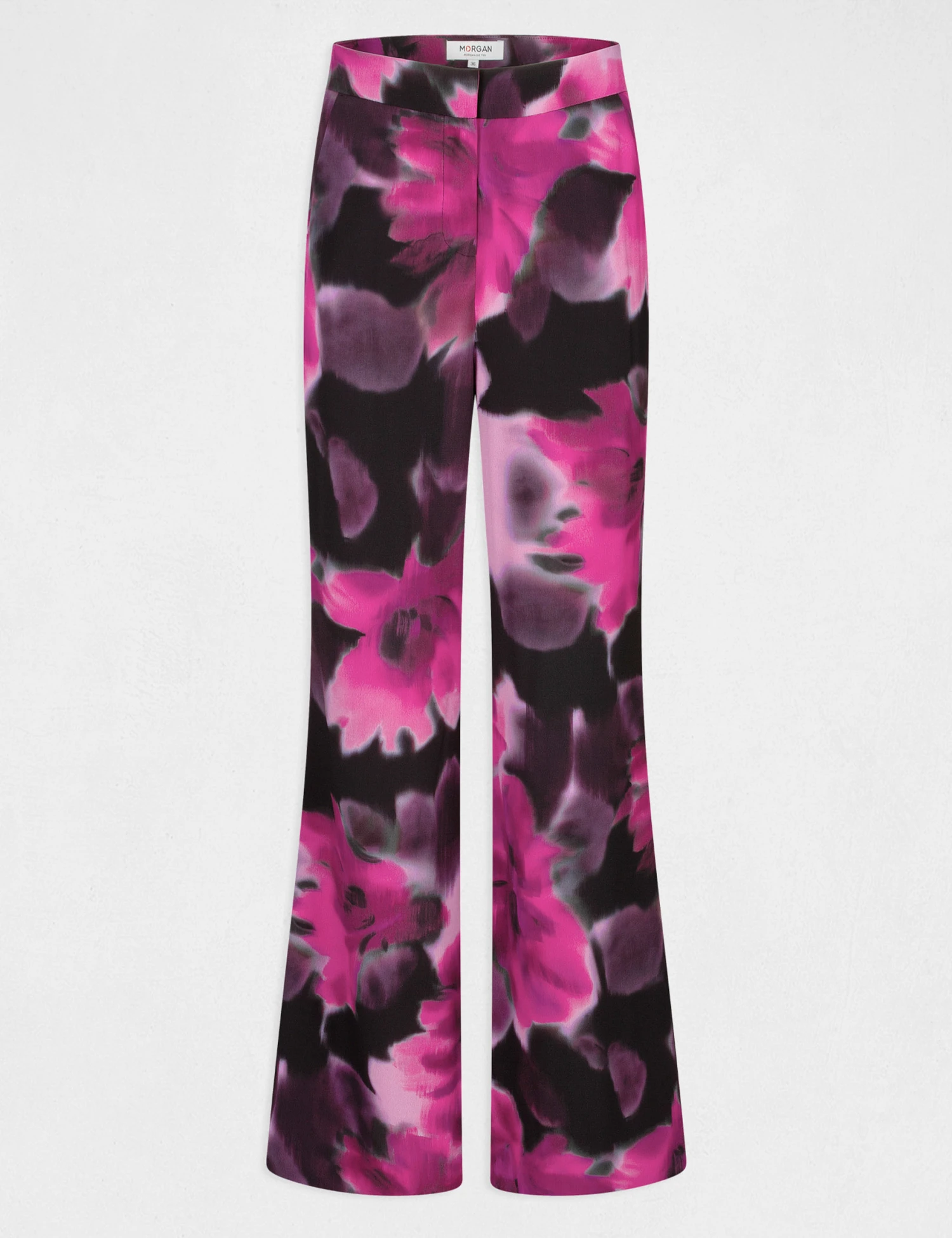 Pantalon Large Fluide Imprimé Floral Multico Femme – Image 4