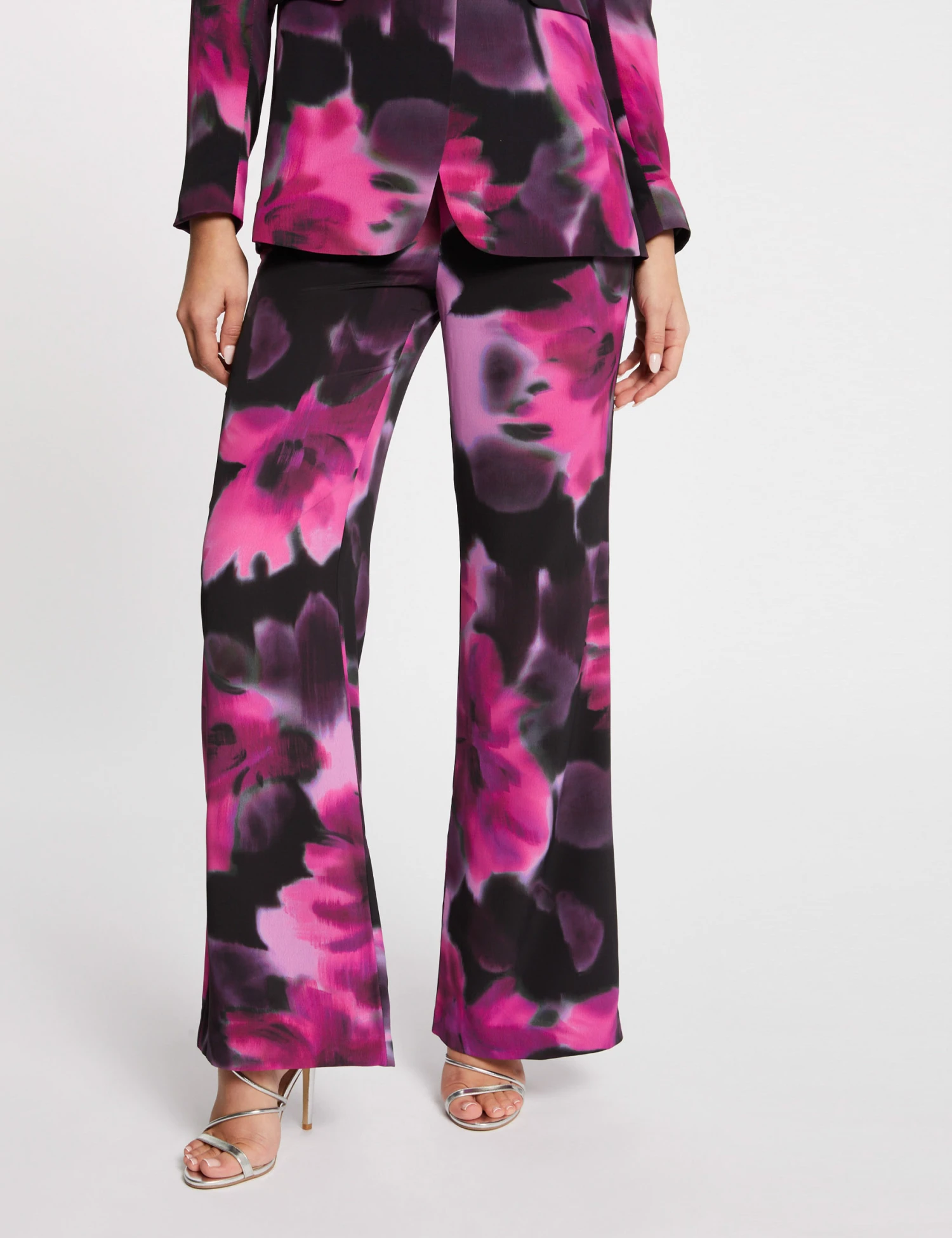 Pantalon Large Fluide Imprimé Floral Multico Femme – Image 3