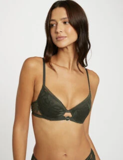 Soutien-gorge Coques Vert Kaki Femme